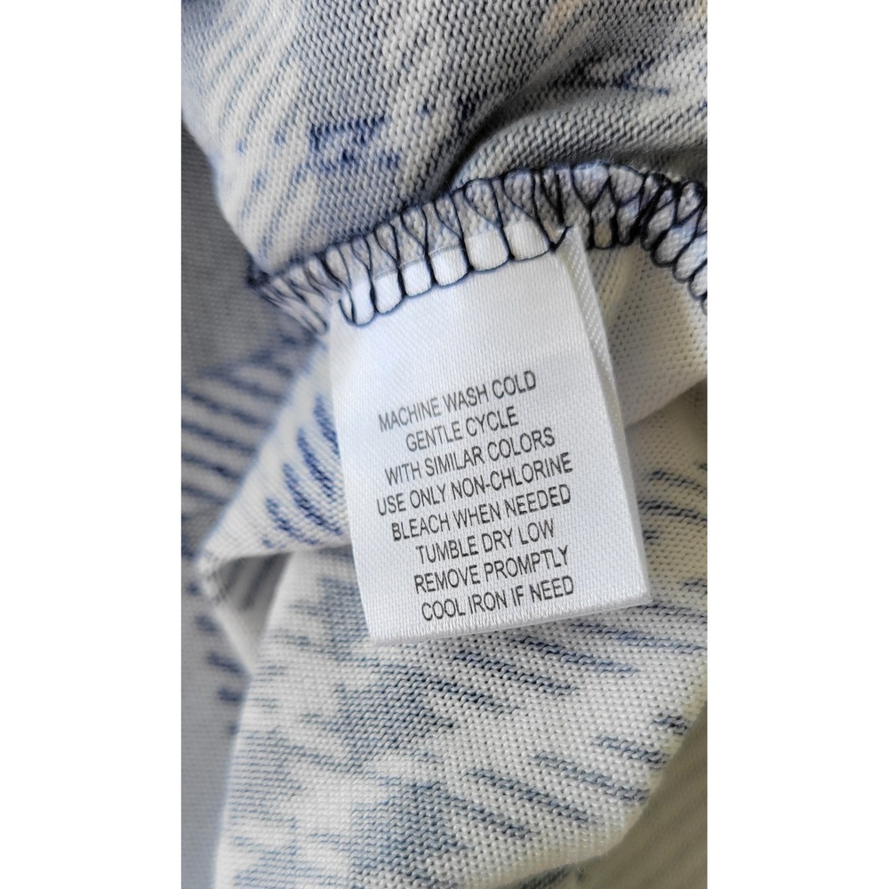 New York Laundry Womens Blue and White Plaid Shirt Size Large Size 3X - Picture 7 of 10